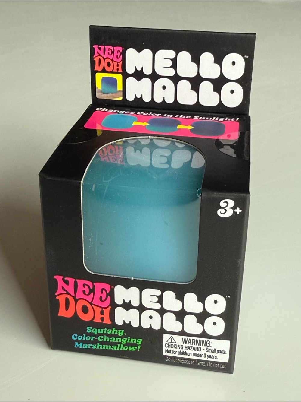 Needoh Mellow mallow brand new. Blue.